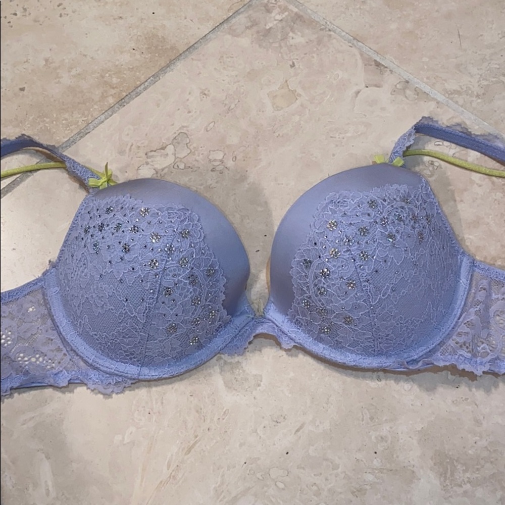 Victoria’s Secret lavender sparkly bra